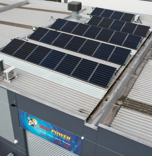 commercial solar panels installed at max power electrical in melbourne